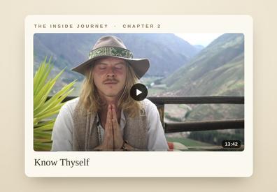 Chapter 2 — Know Thyself
