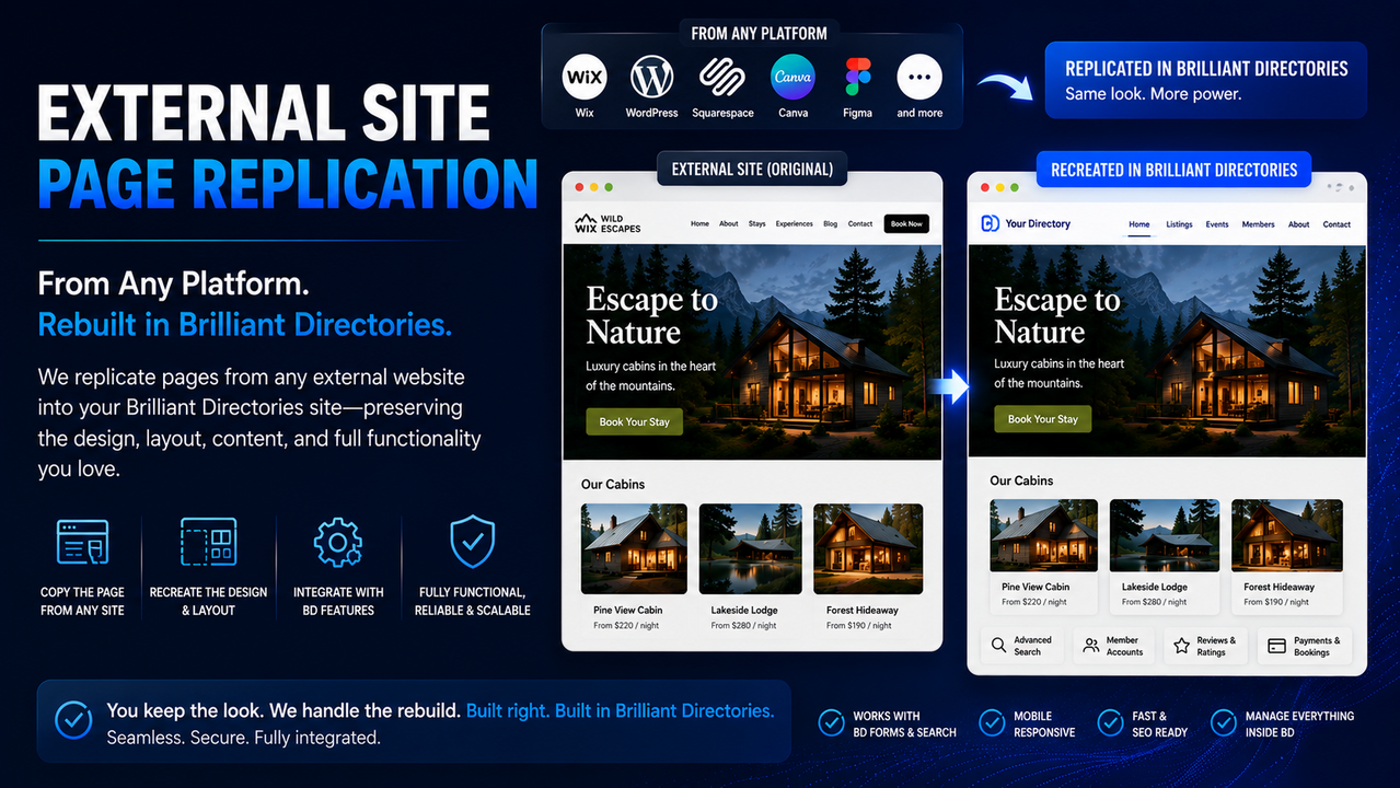 External Page Replication