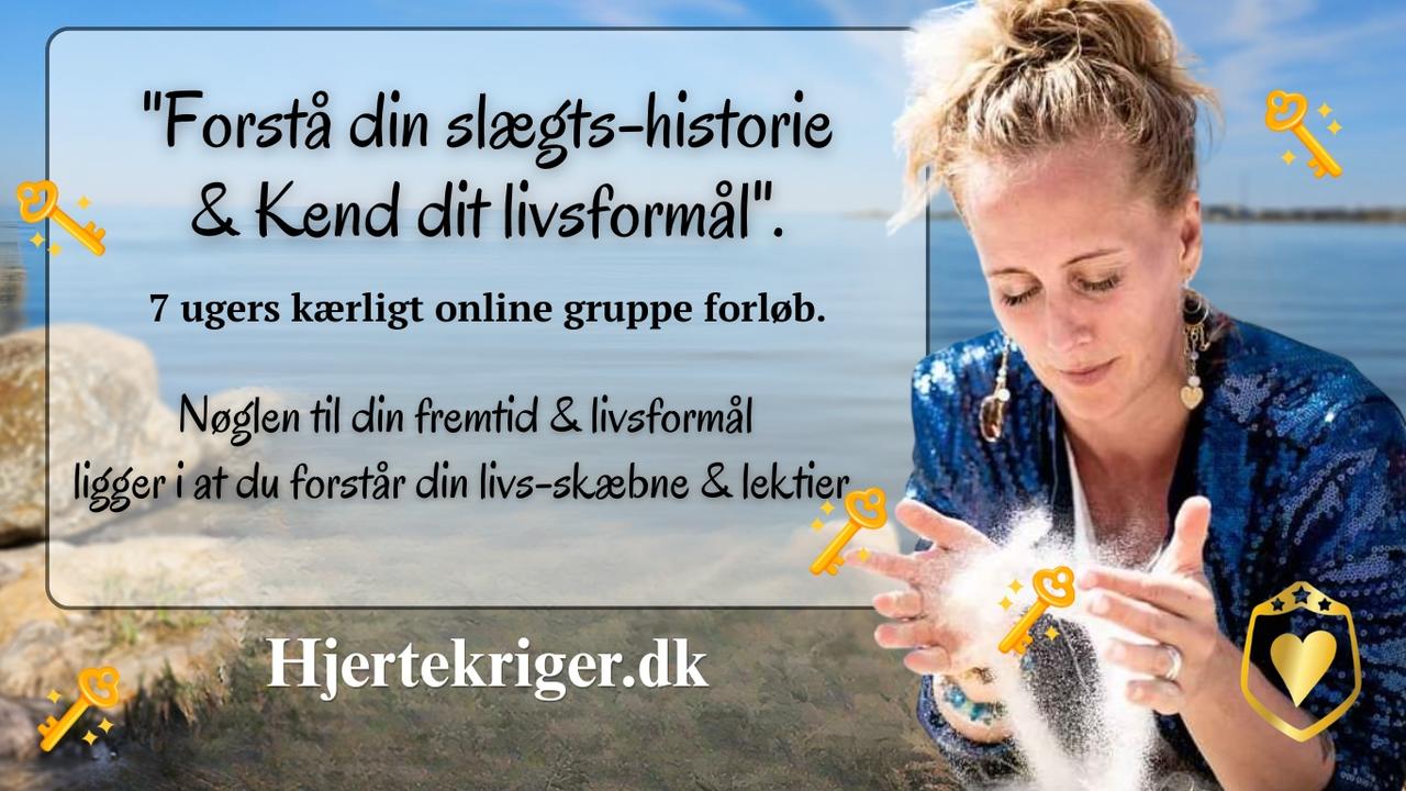 Forstå din slægts-historie & Kend dit livsformål banner