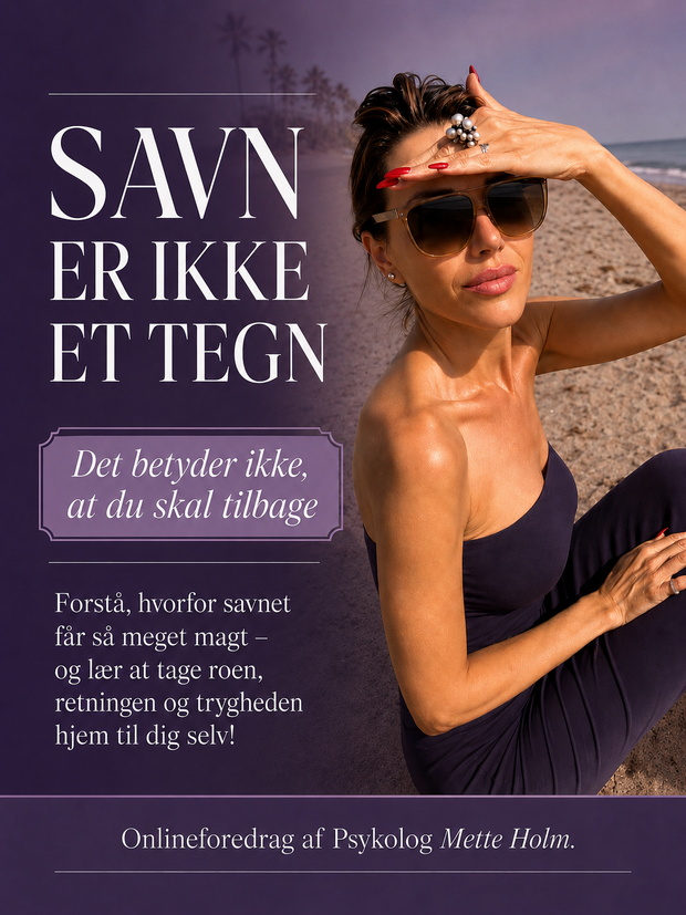 SAVN ER IKKE ET TEGN af Mette Holm
