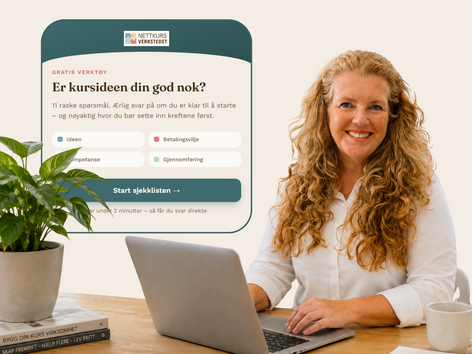 Test kursideen din