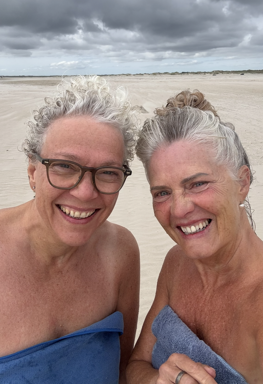 Bente og dot vinterbader