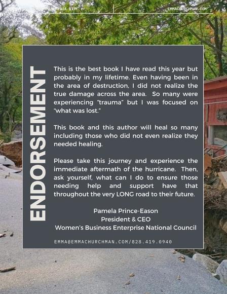 Image of endorsement from book back cover