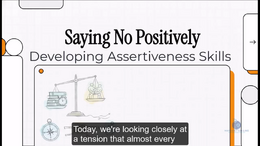Saying No Positively-Assertiveness Skills-NB