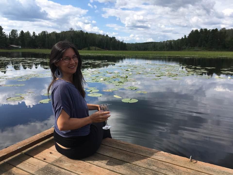 Sherry on the dock