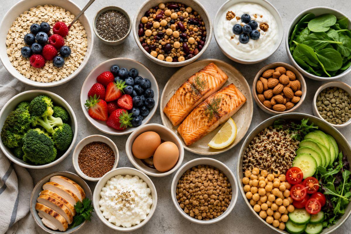 High-fiber and protein-rich foods that support natural GLP-1 response