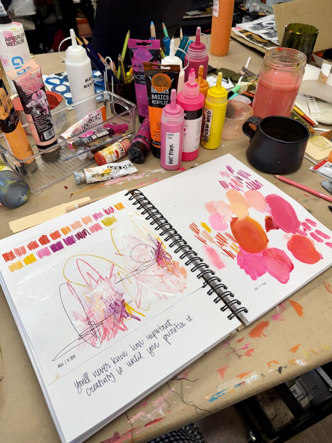 color swatching in notebook