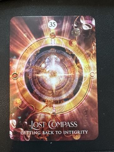 lost compass oracle card