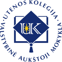 A Logo of Utenos kolegija. This Clearly States That We Are Trusted by the Organization