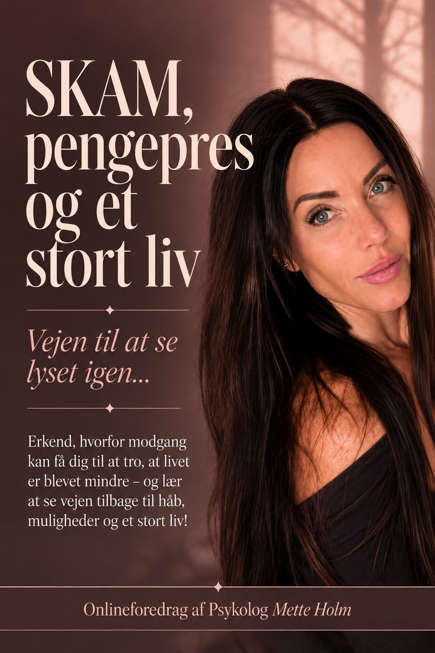 Skam, pengepres og et stort liv af Mette Holm
