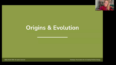 06 Sankalpa Course Class 1a Origins and Evolution