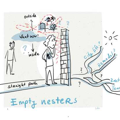 Susanne Hutzler's drawing, before: where she was