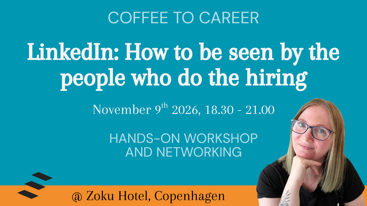 Coffee to career - LinkedIn Nov 9th 2026
