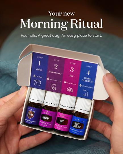 Gary's Great Day essential Oils: Valor, Harmony, Joy, White Angelica