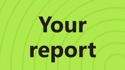 Cleanup lesson card - What your report contains