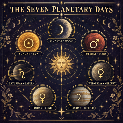 7 planetary days astrology