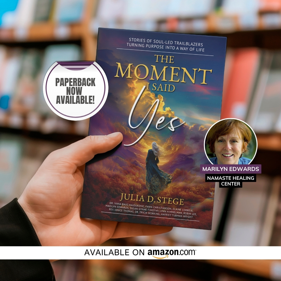 The Moment I Said Yes paperback, featuring co-author Marilyn Edwards, available on Amazon