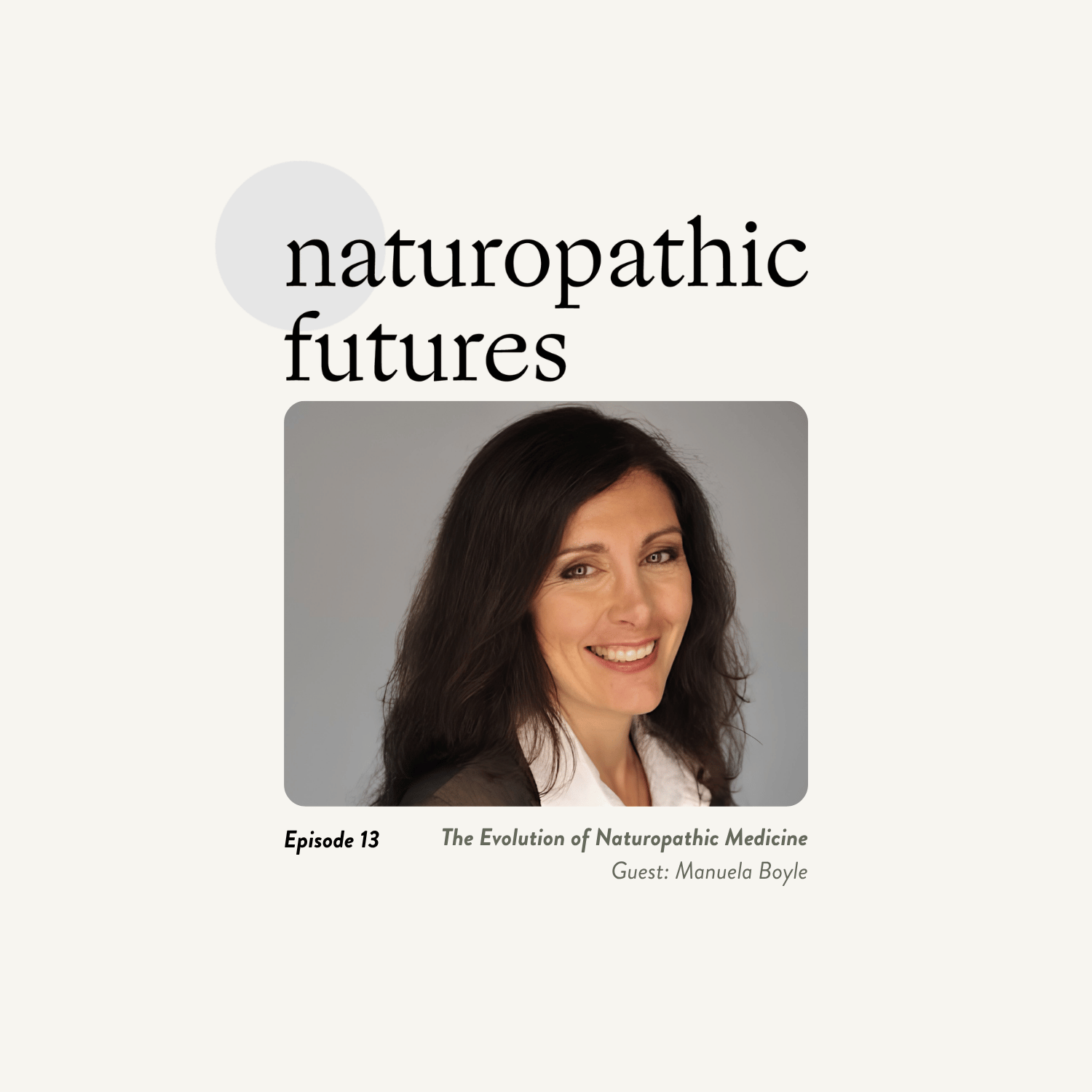 EP 13 Manuela Boyle - The Evolution of Naturopathic Medicine (1)
