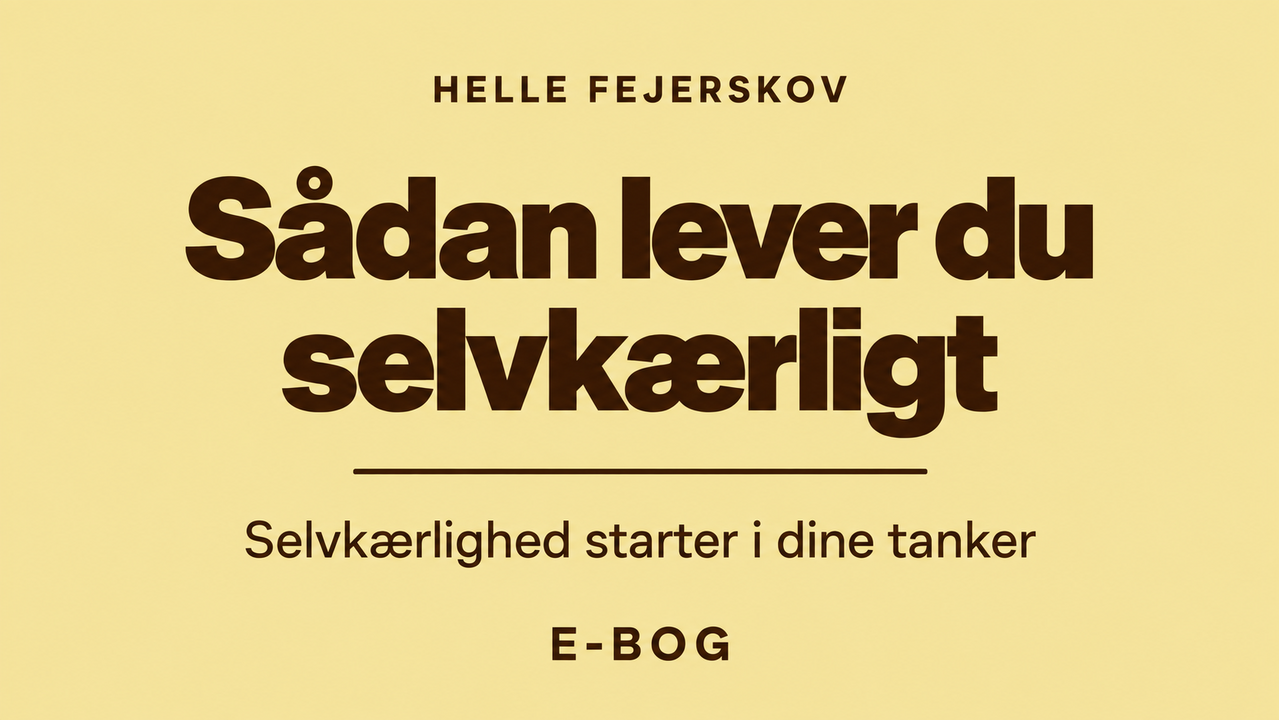 Cover billede E-BOG sådan lever du selvkærligt