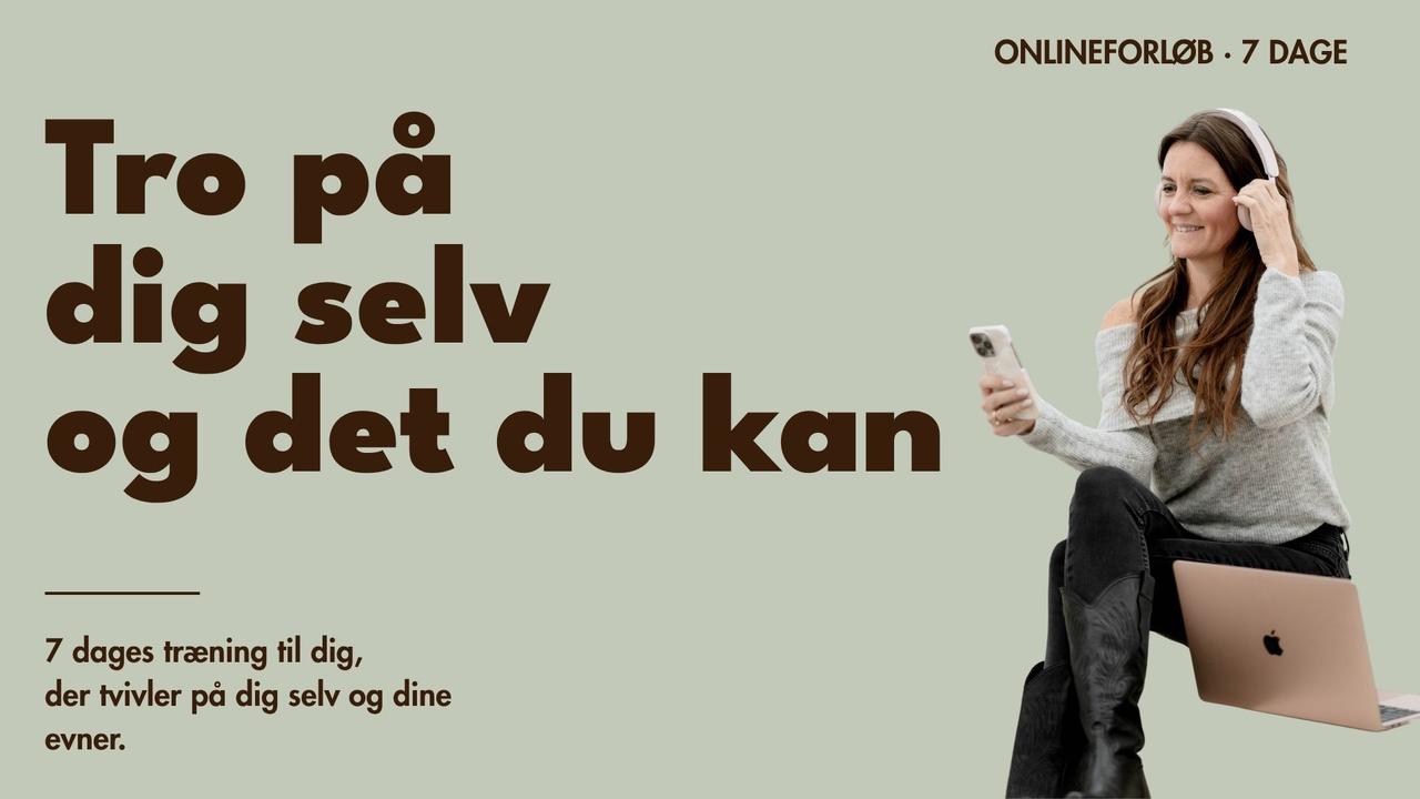 Coverbillede: Tro på dig selv og det du kan
