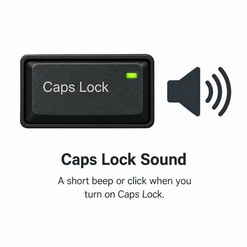 caps lock sound