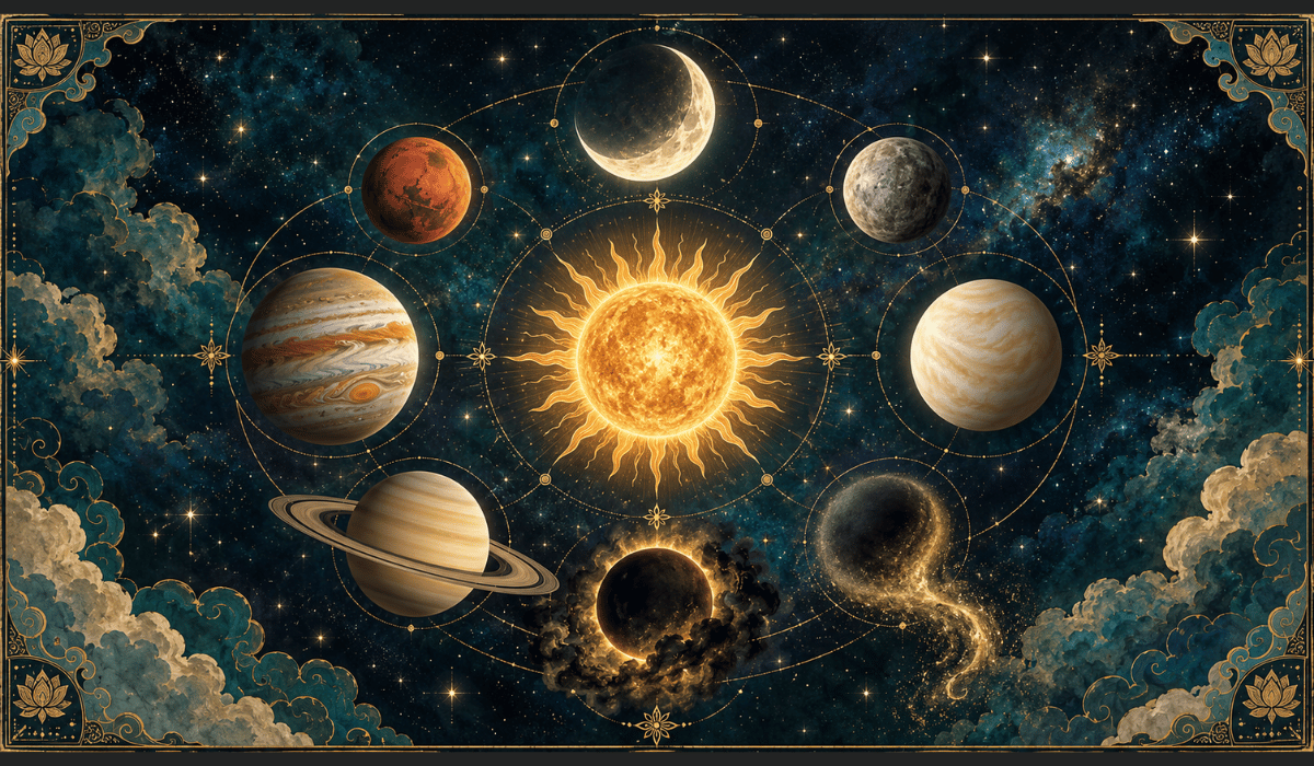 The Nine Grahas in Vedic Astrology What Each Represents