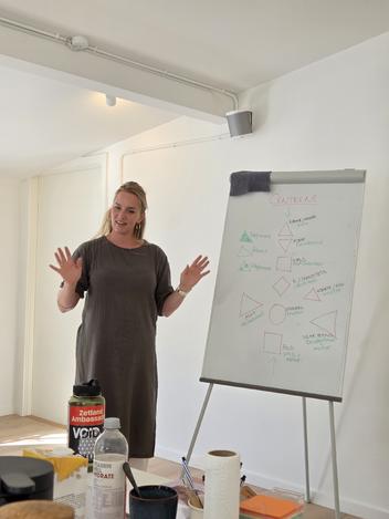 Anne Katballe underviser i Human Design ved flipoveret