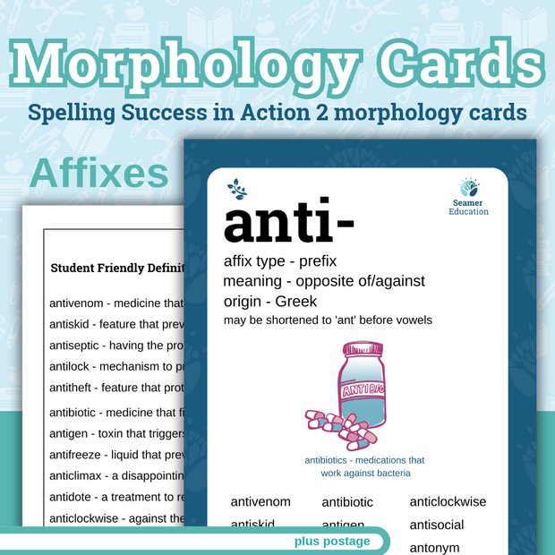 SSIA 2 Morphology Cards