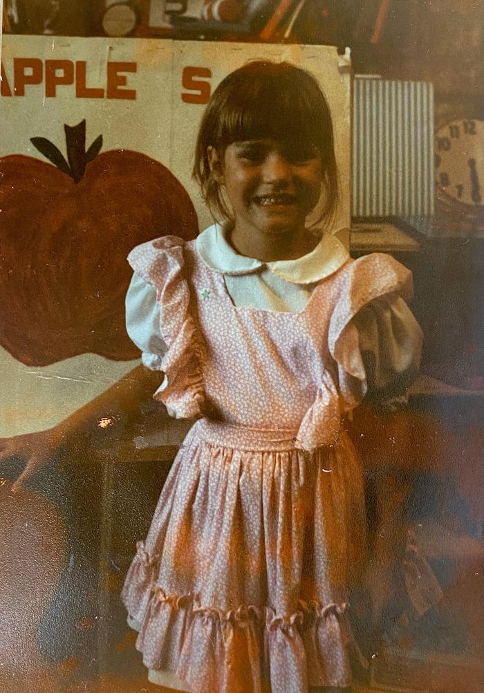 Heather at age five