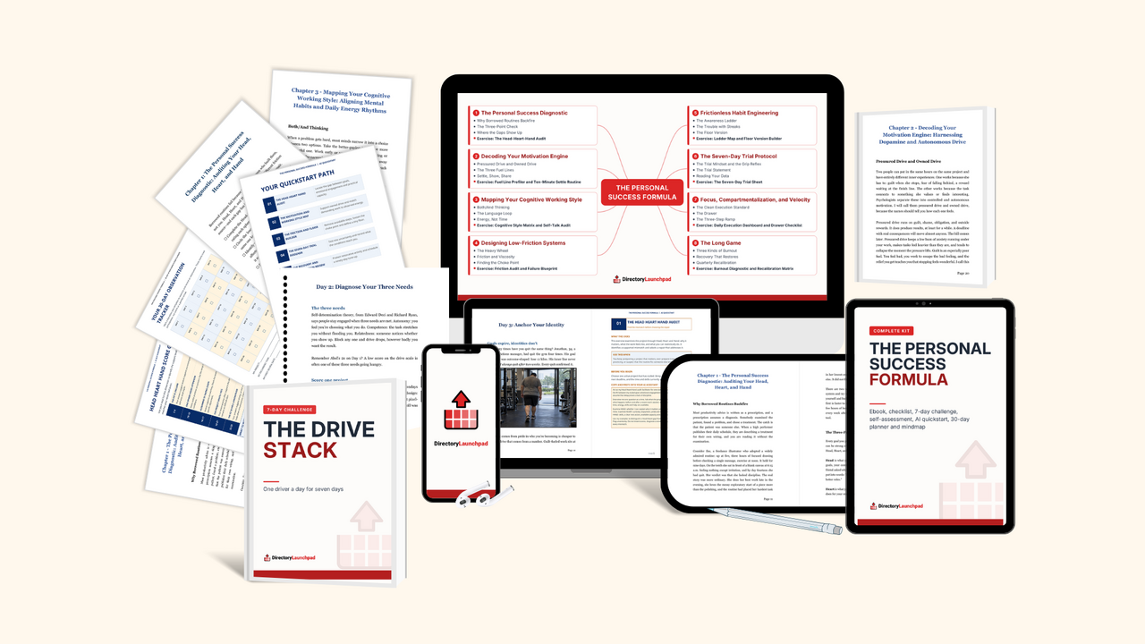 DirectoryLaunchpad - The Personal Success Formula - Card Image (Mockup Scene 2)