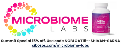 Microbiome Labs Gut Rescue Summit special: 15% off with coupon code NOBLOAT15--SHIVAN-SARNA.