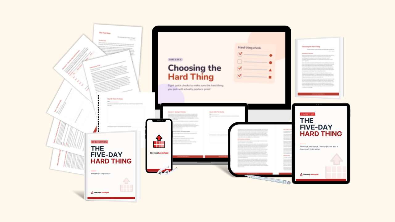 DirectoryLaunchpad - The Five-Day Hard Thing - Card Image
