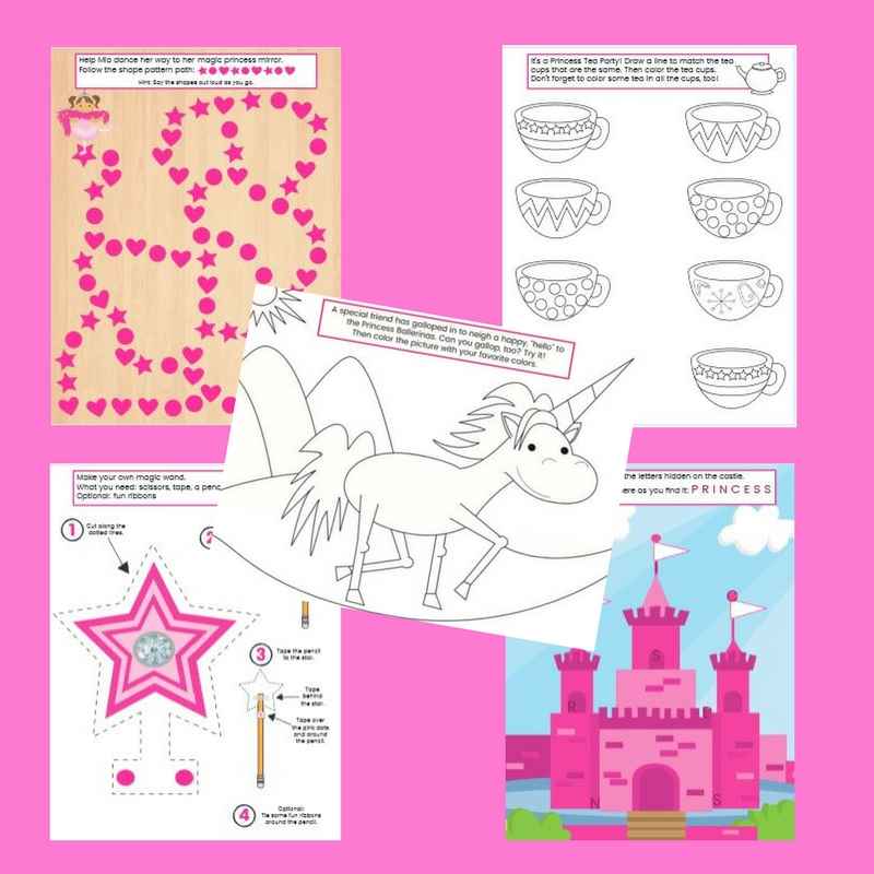 Princess Ballerinas Activity Pack