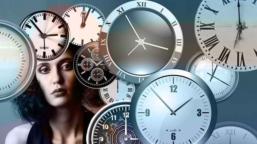 Image | Blog | Blank Image Woman & Clocks