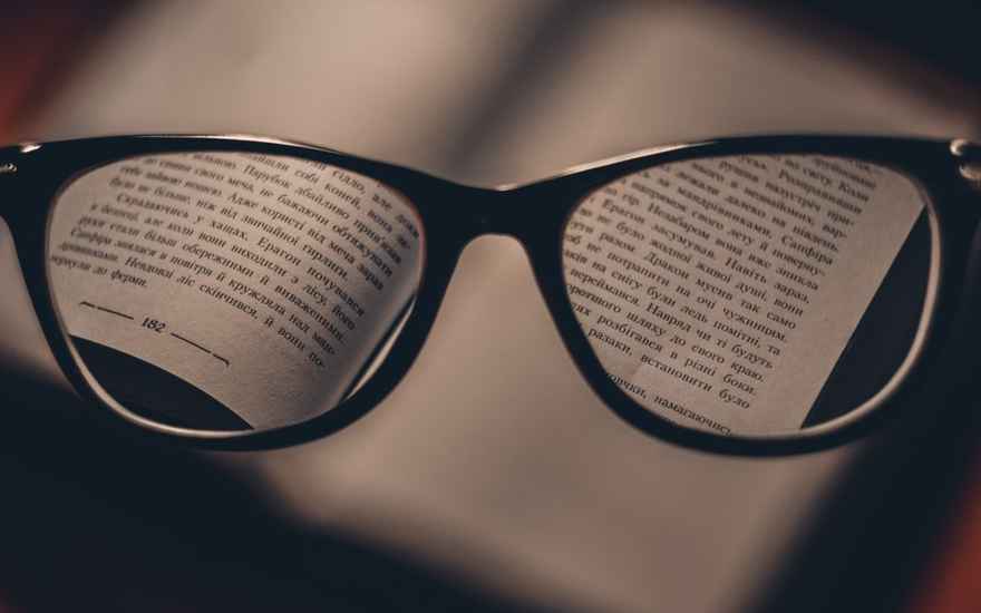 Image | Blog | Blank Image Glasses & Book