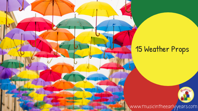 15 Weather Props - Music in the Early Years