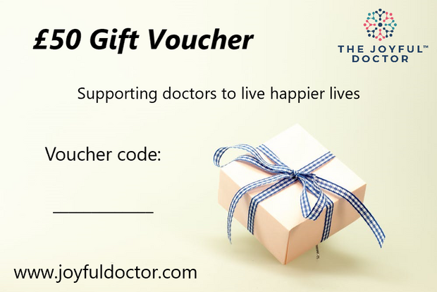 £50 Gift Voucher Template- The Joyful Doctor