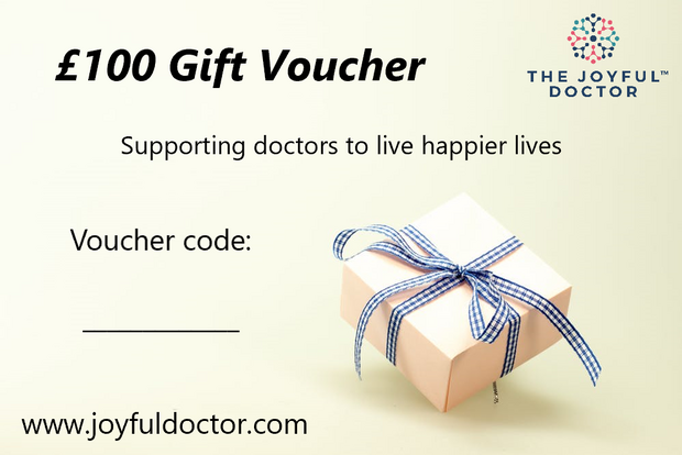 £100 Gift Voucher Template- The Joyful Doctor