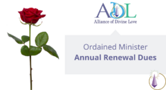 ADL Minister Annual Renewal Dues