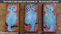 Serie intro - 6 fugle på røde ikonplader - blå serie