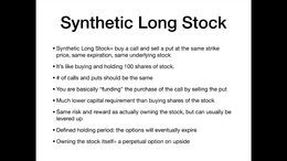 Synthetic Long Stock