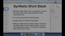 Synthetic Short Stock
