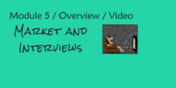 QLR Mod 5 - Market and Interviews