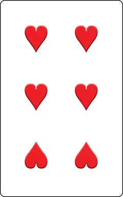 6 of Hearts Meaning Cartomancy