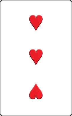 3 of Hearts Card Meaning