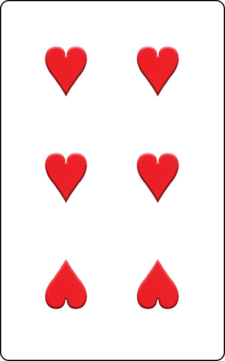 6 of Hearts Meaning 