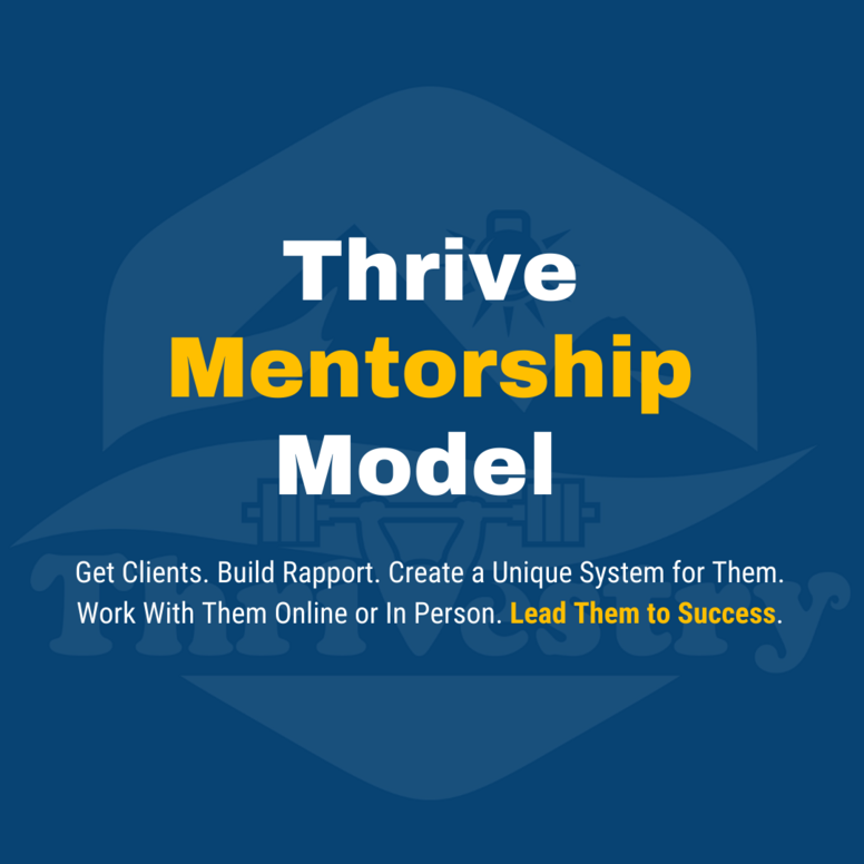 Thrive Mentorship Model