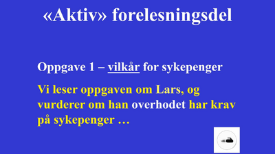 Sykepengeoppgaven NY