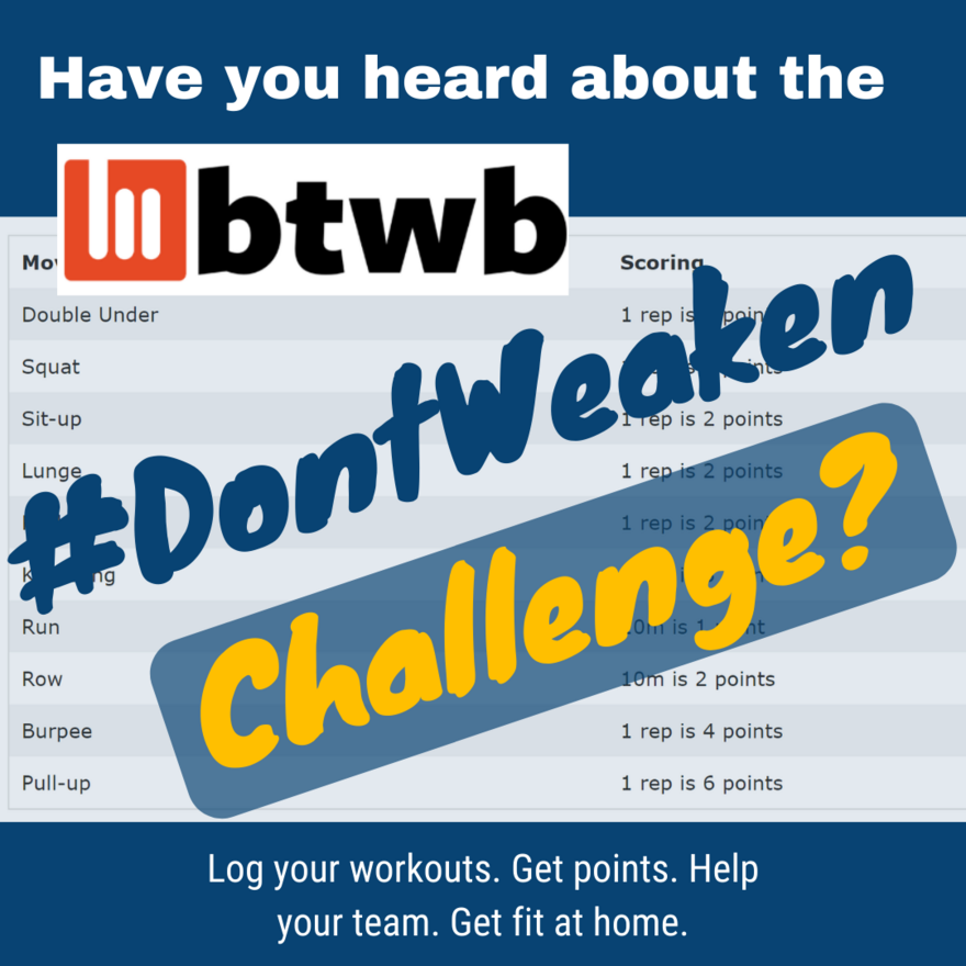 Don't Weaken Challenge (1)