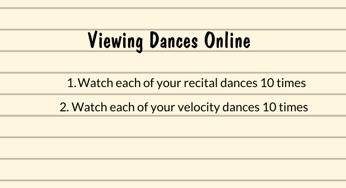 Watch Each Competition dance